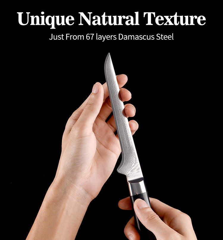 Boamlona 5.6 inch Damasucs Boning Knife DM-GS009