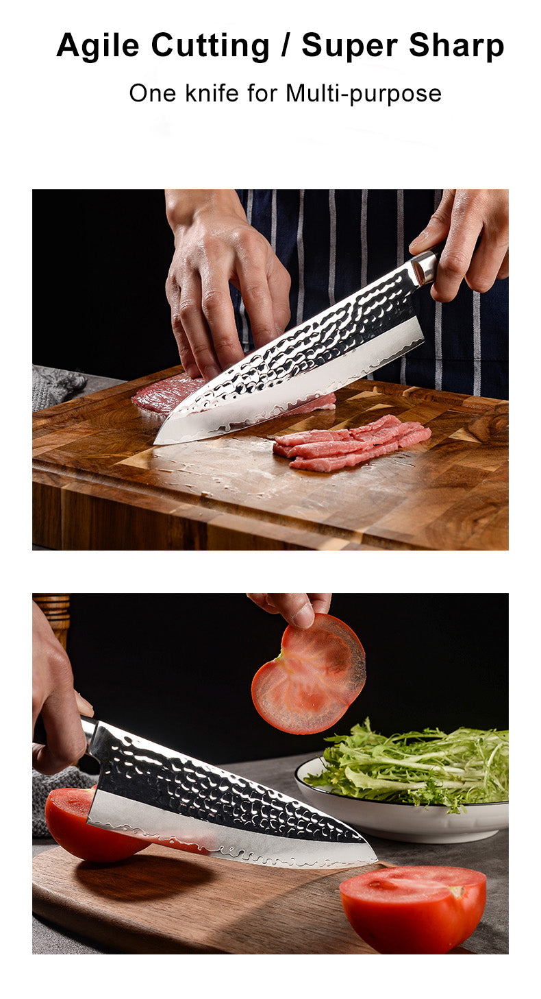 AMSZL Silver Scale Series - 8 inch Chef Knife, B9-C3