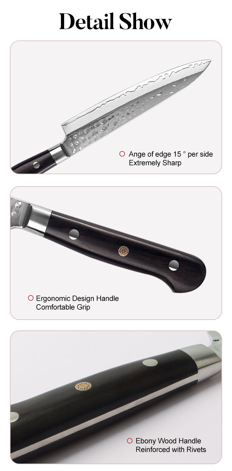 AMSZL Silver Scale Series - 6 inch Utility Knife, B9-C8