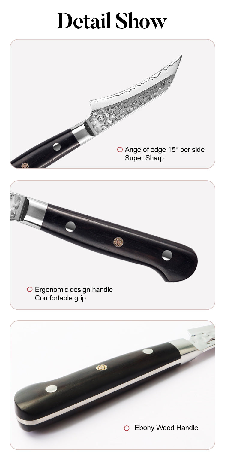 AMSZL Silver Scale Series - 3.5 inch Paring Knife, B9-C7