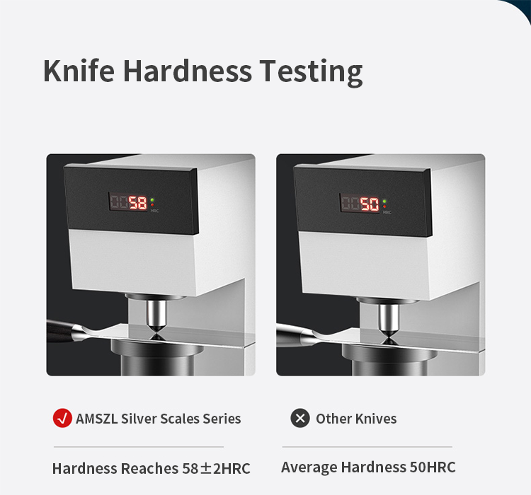 AMSZL Silver Scale Series - 6.8 inch Nakiri Knife, B9-C2