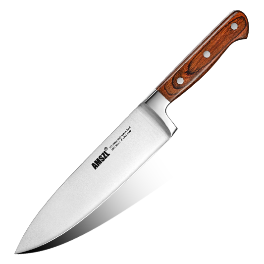 AMSZL 8" German Steel Chef Knife - D9