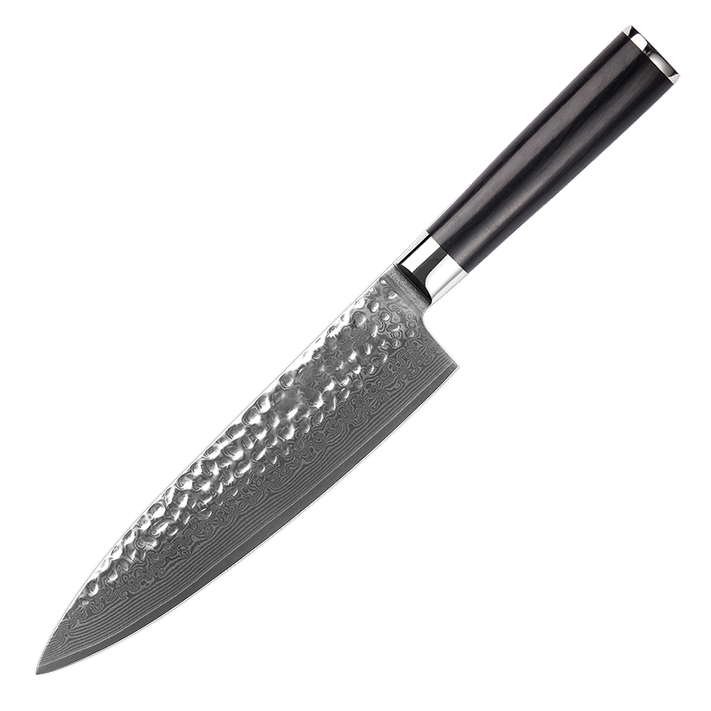 AMSZL 8 inch Hammered Damascus Chef Knife DM-GS03-7