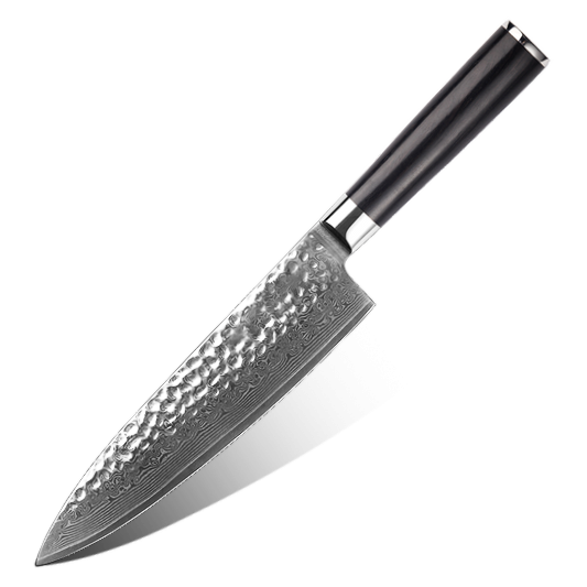 AMSZL 8 inch Hammered Damascus Chef Knife DM-GS03-7