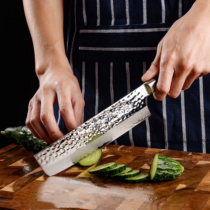 AMSZL Silver Scale Series - 6.8 inch Nakiri Knife, B9-C2