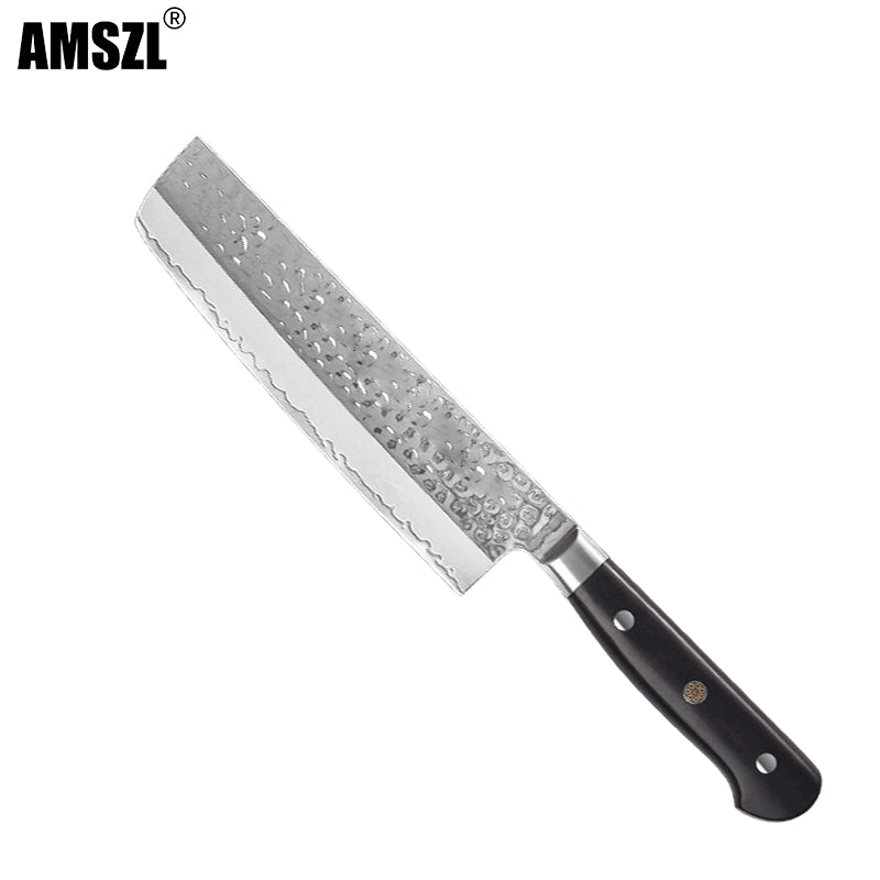 AMSZL Silver Scale Series - 6.8 inch Nakiri Knife, B9-C2