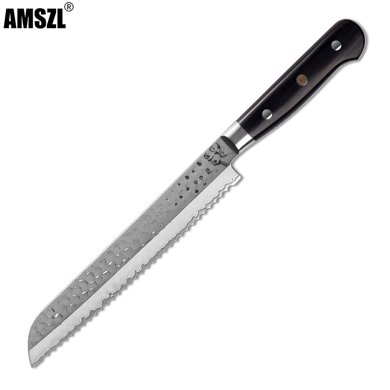 AMSZL Silver Scale Series - 8 inch Bread Knife, B9-C5