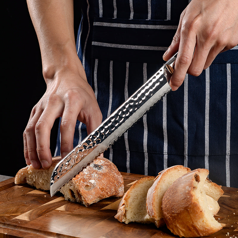 AMSZL Silver Scale Series - 8 inch Bread Knife, B9-C5