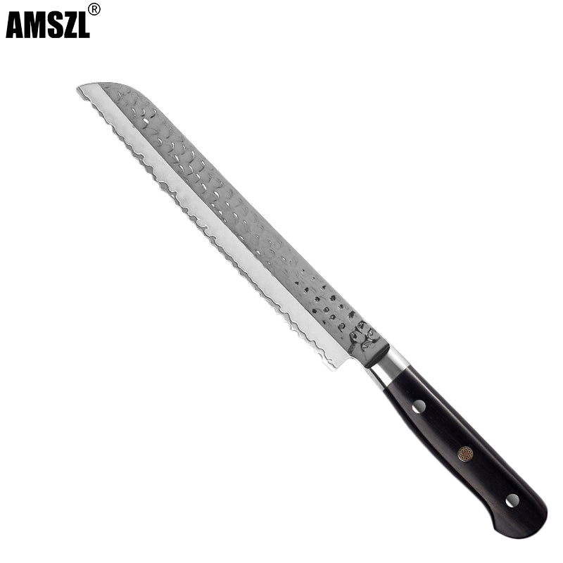 AMSZL Silver Scale Series - 8 inch Bread Knife, B9-C5