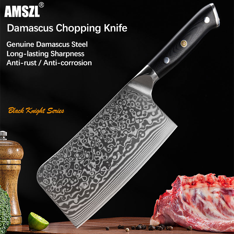 AMSZL 6.5 inch Damascus Chopping Cleaver DM-GS013-1