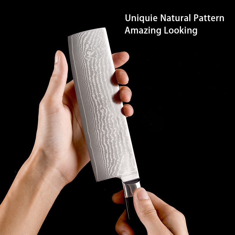 Boamlona 6.8" Damascus Nakiri Knife DM-GS002