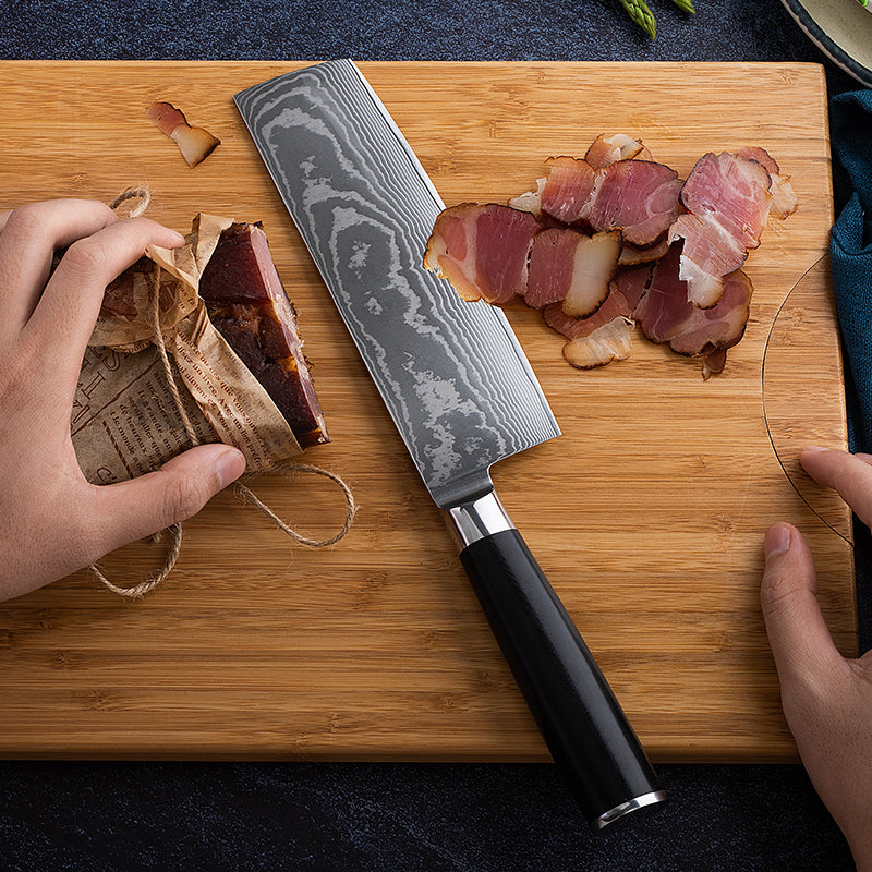 Boamlona 6.8" Damascus Nakiri Knife DM-GS002