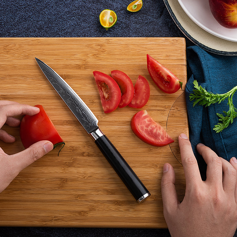 Boamlona 5 inch Damascus Utility Knife DM-GS008