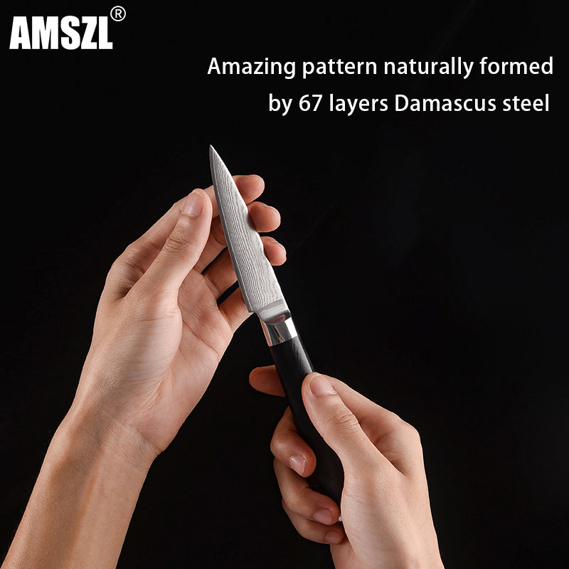 AMSZL 3.5 inch Damascus Paring Knife DM-GS007