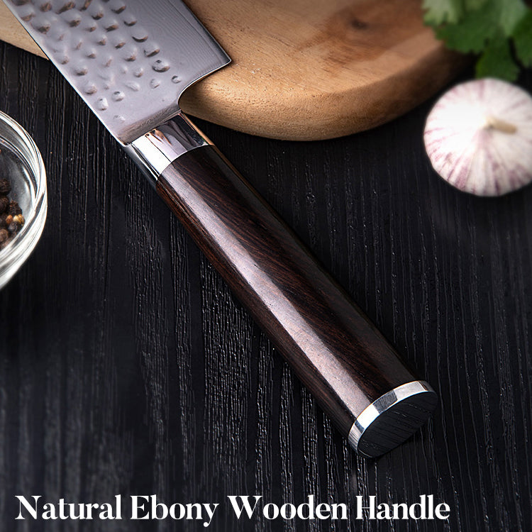 AMSZL 8 inch Hammered Damascus Chef Knife DM-GS03-7