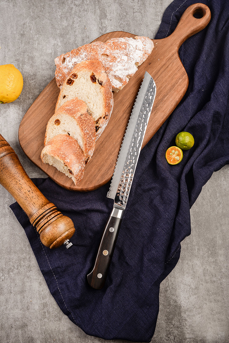 AMSZL Silver Scale Series - 8 inch Bread Knife, B9-C5