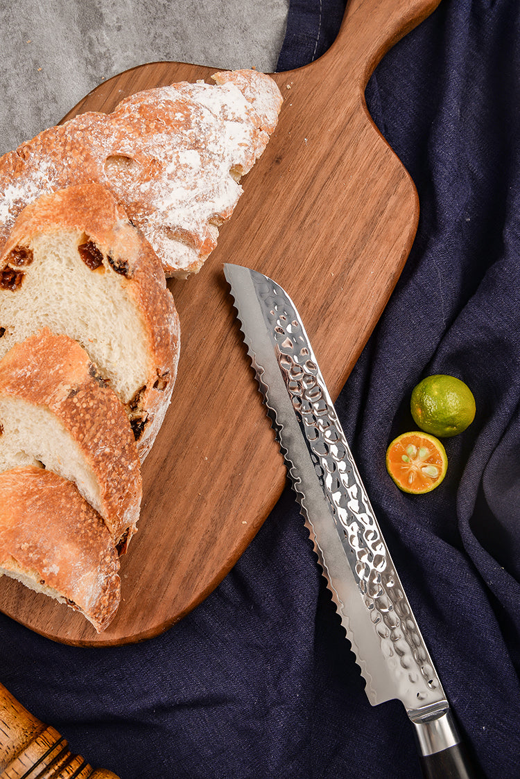 AMSZL Silver Scale Series - 8 inch Bread Knife, B9-C5