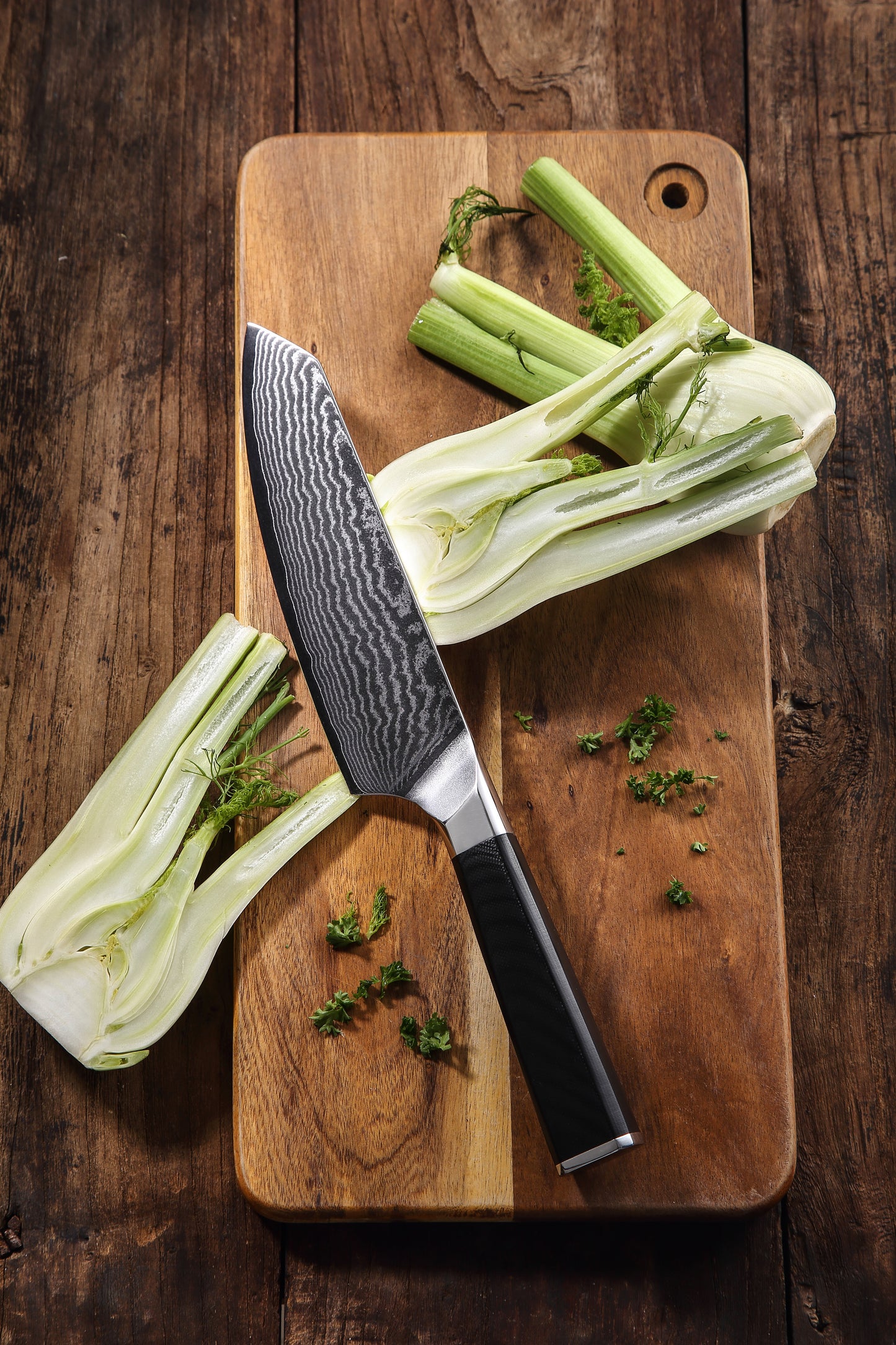 AMSZL 6.8 inch Damascus Japanese Chef Knife DM-GS03-8