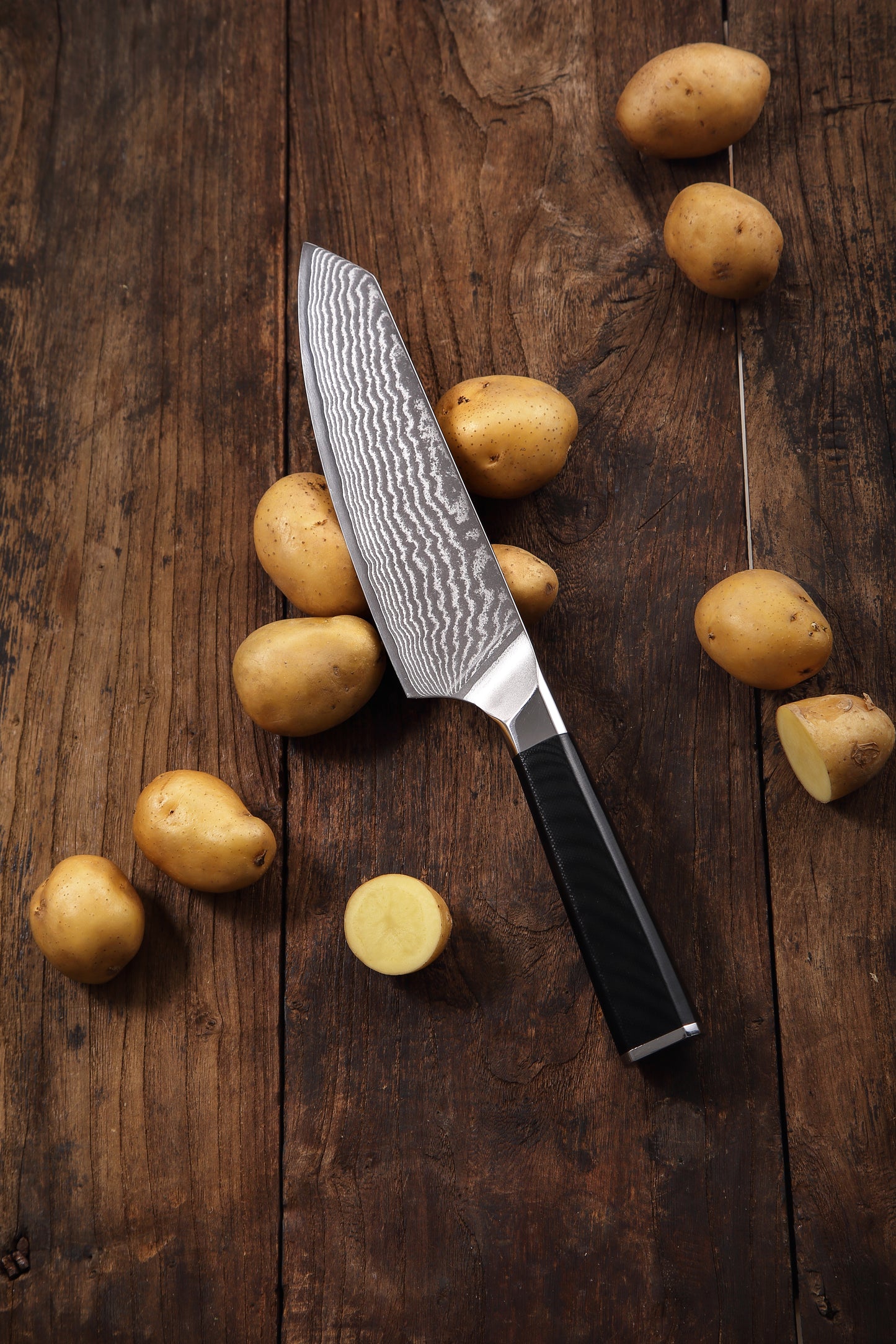 AMSZL 6.8 inch Damascus Japanese Chef Knife DM-GS03-8