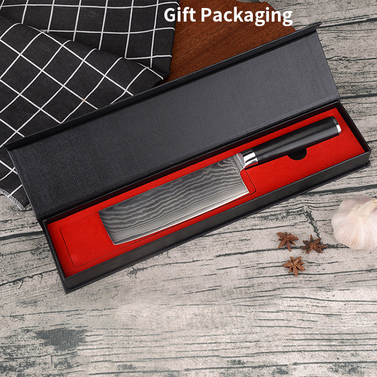 Boamlona 6.8" Damascus Nakiri Knife DM-GS002