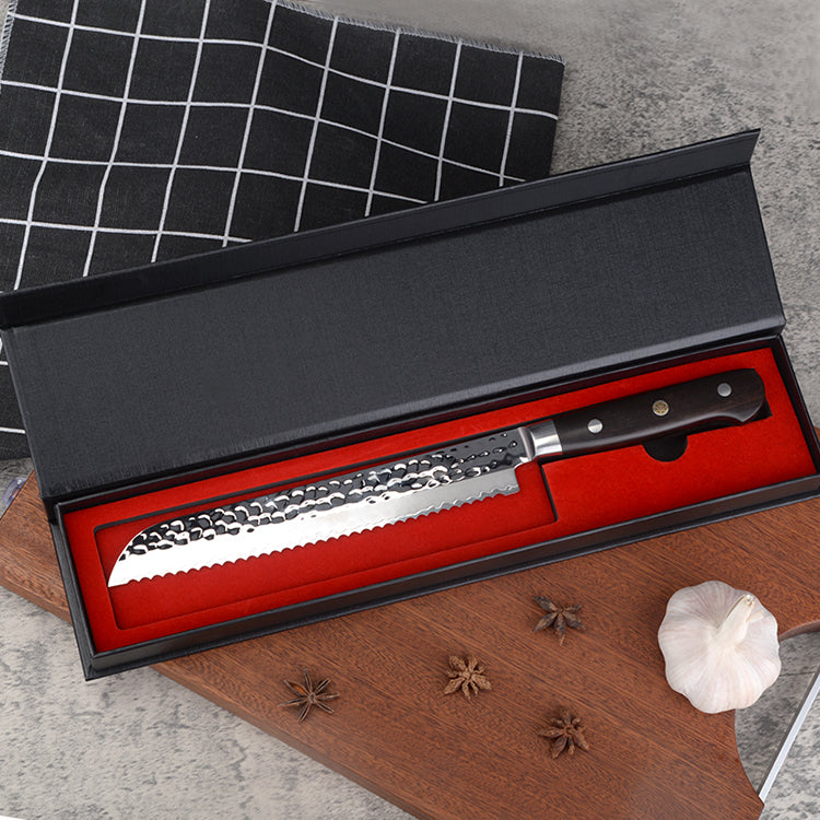 AMSZL Silver Scale Series - 8 inch Bread Knife, B9-C5